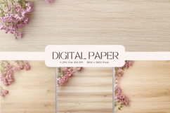 Wooden Floral Background Wood Flower Vintage Wallpaper_4 Product Image 1