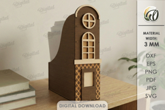 House Office Organizers Bundle Laser Cut. Desk Organizer SVG Product Image 13