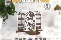 Wooden Jewelry Stand Laser Cut Bundle, Jewelry Holders SVG Product Image 6