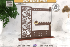 Wooden Jewelry Stand Laser Cut Bundle, Jewelry Holders SVG Product Image 8