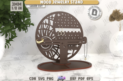 Wooden Jewelry Stand Laser Cut Bundle, Jewelry Holders SVG Product Image 9