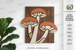 3D Mosaic Wall Art Bundle Laser Cut. Wall Decor SVG Product Image 4