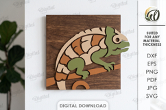 3D Mosaic Wall Art Bundle Laser Cut. Wall Decor SVG Product Image 6