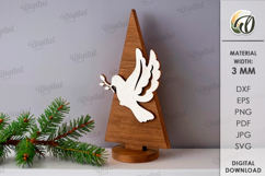Nativity Tree Bundle Laser Cut. Stand Decor SVG Product Image 5