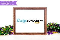 Wood Frame Mardi Gras Mock up Product Image 1