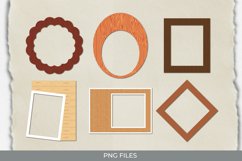 Wood Seamless Pattern Frame Set Product Image 1