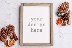 Wood Sign 9x11 Autumn Fall Mockup| Add SVG Add Sublimation Product Image 1