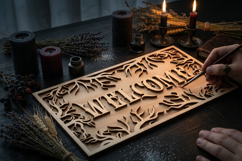 2-Layer Welcome Sign SVG | Forest Branches Laser Cut File Product Image 6