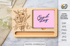 Sticky Note Holders Bundle Laser Cut. Note Pad Holder SVG Product Image 8