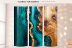 Wood Tumbler Wrap  Marbled Resin Tumbler Sublimation Png 