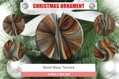 Christmas Ornaments Wood Wave Texture Product Image 1