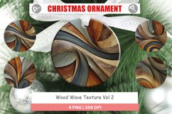 Christmas Ornaments Wood Wave Texture Product Image 1
