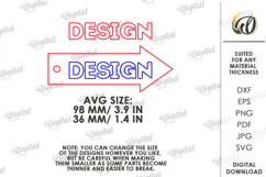 Wooden 4th of July gift tag Laser Cut Product Image 2