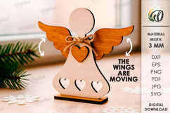 Angels Stand Bundle Laser Cut. Candle Holders SVG Product Image 13