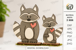 3D Animals Figurines Bundle Laser Cut. Stand Decor SVG Product Image 2