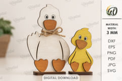 3D Animals Figurines Bundle Laser Cut. Stand Decor SVG Product Image 4