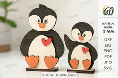 3D Animals Figurines Bundle Laser Cut. Stand Decor SVG Product Image 8