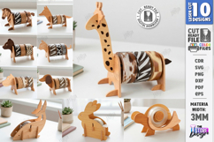 Animal Tape Dispenser Laser Cut Bundle | Desktop Tape Holder Product Image 1