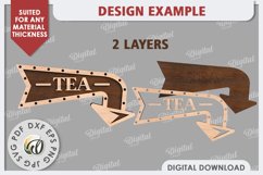 Wooden Arrow Signs for Drinks LaserCut Bundle. Layered Signs Product Image 4