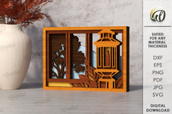 Autumn Layered Home Decors Bundle Lasercut. Wooden Decor SVG Product Image 6