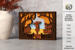 Autumn Layered Home Decors Bundle Lasercut. Wooden Decor SVG Product Image 7