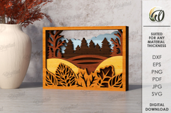 Autumn Layered Home Decors Bundle Lasercut. Wooden Decor SVG Product Image 10