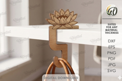 Table Bag Hooks Bundle Laser Cut. Portable Purse Hanger SVG Product Image 3