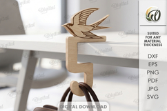 Table Bag Hooks Bundle Laser Cut. Portable Purse Hanger SVG Product Image 8