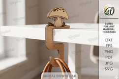 Table Bag Hooks Bundle Laser Cut. Portable Purse Hanger SVG Product Image 13