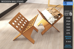 Bag Stands Laser Cut Bundle|Bag Place|Hallway Furniture SVG Product Image 6