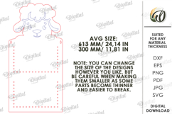 3D Bases For Crochet Pocket Organizers Bundle Laser Cut Product Image 3