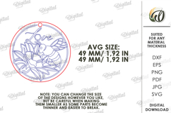 Bee Keychains Bundle Laser Cut. Honey Bee Key Rings SVG Product Image 5