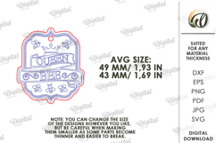 Bee Keychain Laser Cut. Honey Bee Key Ring SVG Product Image 2