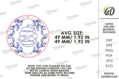 Bee Keychain Laser Cut. Honey Bee Key Ring SVG Product Image 2