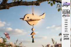 Bird Garden Hanging Decor Laser Cut Bundle | Porch Decor SVG Product Image 4