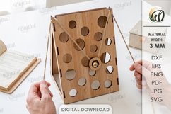 3D Board Games Bundle Laser Cut. Desktop Kids Game SVG Product Image 11