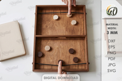 3D Board Games Bundle Laser Cut. Desktop Kids Game SVG Product Image 12