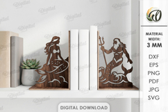 Bookends Bundle Laser Cut. Book Shelf Decor. Book Holder SVG Product Image 9