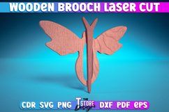 Wooden Brooch Laser Cut SVG | Accessories Laser Cut SVG Product Image 10