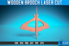Wooden Brooch Laser Cut SVG Bundle| Accessories Laser Cut Product Image 15