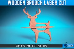 Wooden Brooch Laser Cut SVG Bundle| Accessories Laser Cut Product Image 5