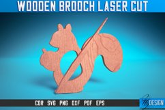 Wooden Brooch Laser Cut SVG Bundle| Accessories Laser Cut Product Image 9