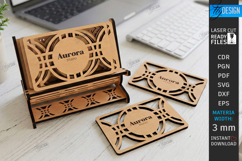 Business Card Holder Laser Cut |Office Accessory| Card Stand Product Image 1