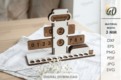 Perpetual Calendars Bundle Laser Cut. Eternal Calendar SVG Product Image 12