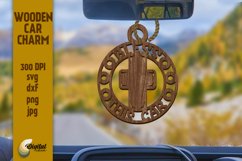 Cross Laser. Car Charms. Design Laser Cut SVG Product Image 1