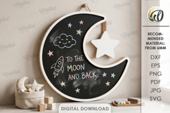 Kids Chalkboards Bundle Laser Cut. Kids Drawing Board SVG Product Image 7