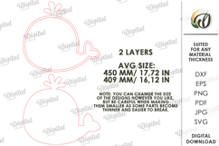 Kids Chalkboard Laser Cut. Kids Drawing Board SVG Product Image 2
