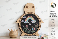 Kids Chalkboards Bundle Laser Cut. Kids Drawing Board SVG Product Image 9