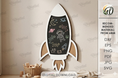 Kids Chalkboards Bundle Laser Cut. Kids Drawing Board SVG Product Image 11