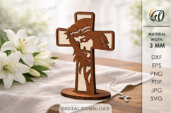 3D Christian Crosses Bundle Laser Cut. Stand Decor SVG Product Image 7